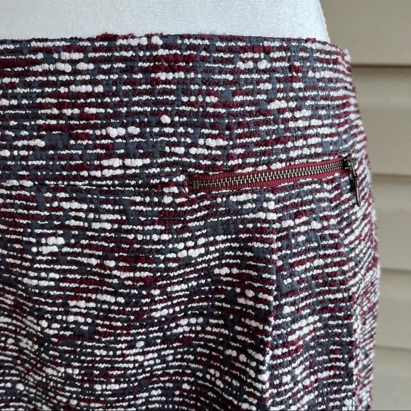 •LOFT• Nubby Tweed Cotton Blend Pencil Skirt - Size 10 - Picture 5 of 10
